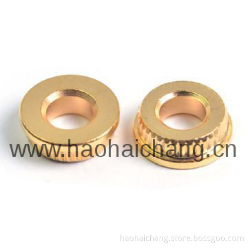 Straight Knurling Brass Washer